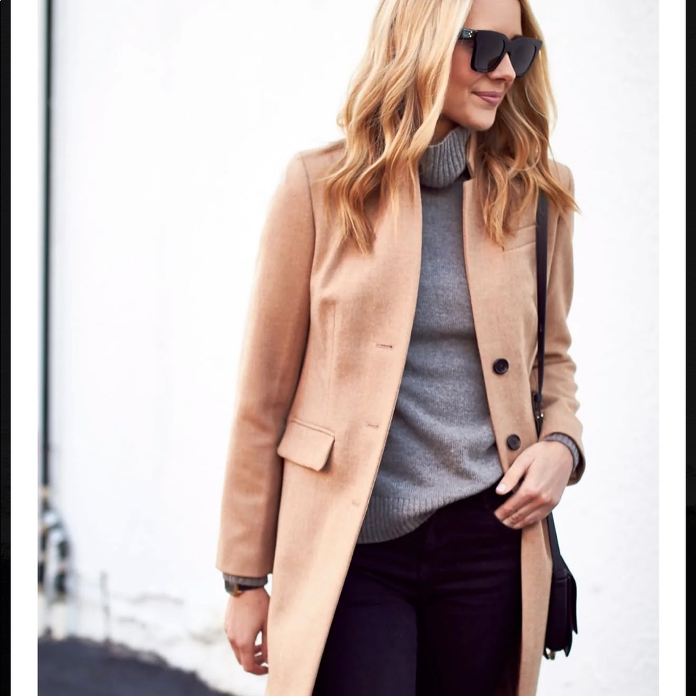J Crew Regent Topcoat Wool